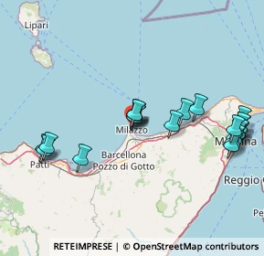 Mappa Via Riccardo D'amico, 98057 Milazzo ME, Italia (18.9855)