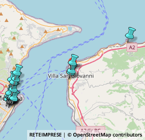 Mappa Via Alcide de Gasperi, 89018 Villa San Giovanni RC, Italia (7.1715)