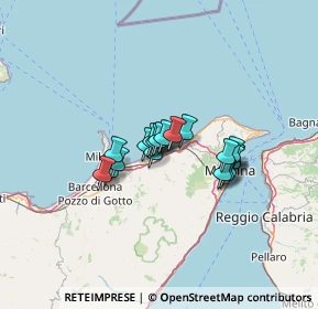 Mappa Lungomare Nauloco, 98040 Rometta ME, Italia (9.8115)