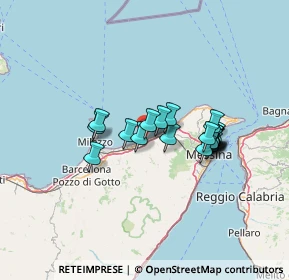 Mappa Lungomare Nauloco, 98040 Rometta ME, Italia (11.6445)