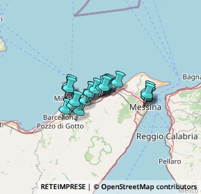 Mappa Lungomare Nauloco, 98040 Rometta ME, Italia (8.9375)