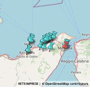 Mappa Lungomare Nauloco, 98040 Rometta ME, Italia (8.91118)