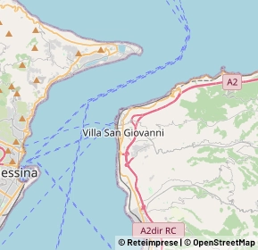 Mappa 89018 Villa San Giovanni RC, Italia (6.502)