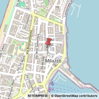 Mappa Palazzo Umberto, 1, 98057 Milazzo, Messina (Sicilia)