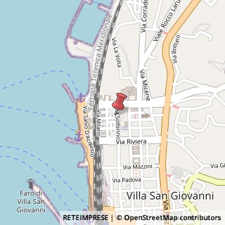 Mappa Via solferino, 89018 Villa San Giovanni, Reggio di Calabria (Calabria)