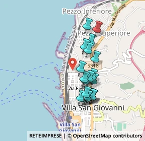 Mappa Via Torrente Campanella, 89018 Villa San Giovanni RC, Italia (0.4305)