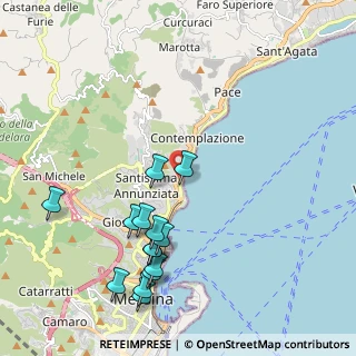 Mappa Nei pressi dell'Eden Park, 98168 Messina ME, Italia (2.54)