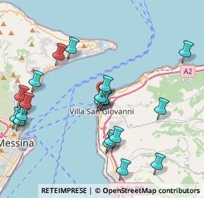 Mappa Via Torre Telegrafo, 89018 Villa San Giovanni RC, Italia (4.893)