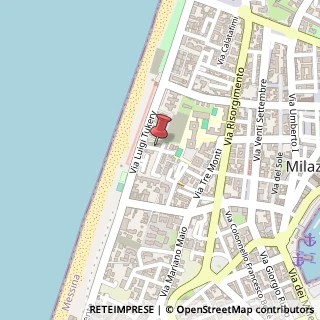 Mappa Via Tukory, 10, 98057 Milazzo, Messina (Sicilia)