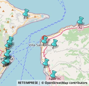 Mappa 89018 Villa San Giovanni RC, Italia (6.98938)