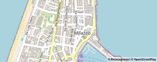 Mappa Milazzo