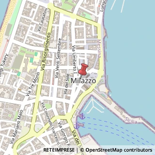 Mappa 8 Piazza Duilio Caio, Milazzo, Me 98057, 98057 Milazzo ME, Italia, 98057 Milazzo, Messina (Sicilia)