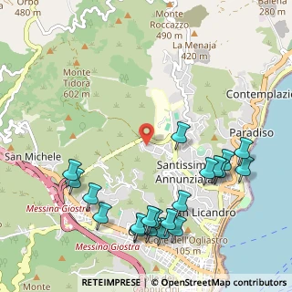 Mappa Via U. Fiore, 98168 Messina ME, Italia (1.4375)