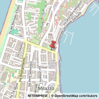 Mappa Via Cristoforo Colombo,  1, 98057 Milazzo, Messina (Sicilia)