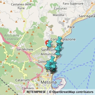 Mappa Via Torrente Annunziata, 98168 Messina ME, Italia (1.96)