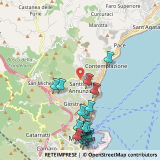 Mappa Via Torrente Annunziata, 98168 Messina ME, Italia (2.95)