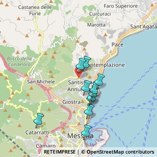 Mappa Via Torrente Annunziata, 98168 Messina ME, Italia (1.83727)