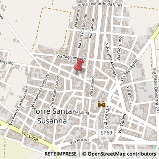 Mappa Via Francesco Saverio Renna, 93, 72028 Torre Santa Susanna, Brindisi (Puglia)