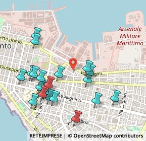 Mappa Via Socrate, 74121 Taranto TA, Italia (0.5785)