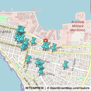 Mappa Via Socrate, 74121 Taranto TA, Italia (0.5945)