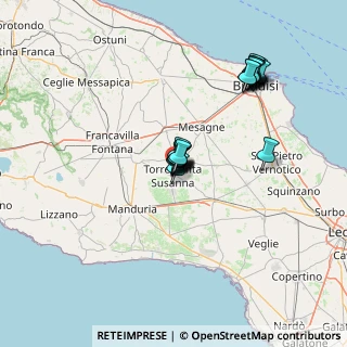 Mappa Via Rubichi, 72028 Torre Santa Susanna BR, Italia (13.0775)