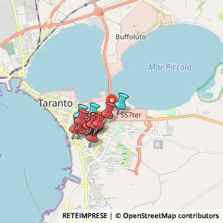 Mappa Superstrada Ponte Punta Penna Pizzone, 74121 Taranto TA, Italia (1.33308)