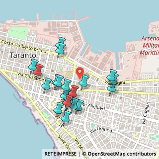 Mappa Via Otranto, 74121 Taranto TA, Italia (0.4855)