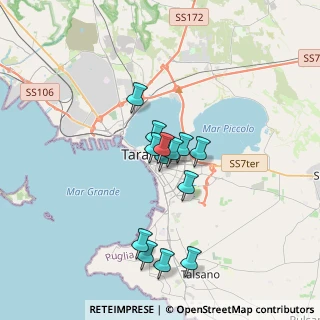 Mappa Via Otranto, 74121 Taranto TA, Italia (2.96538)