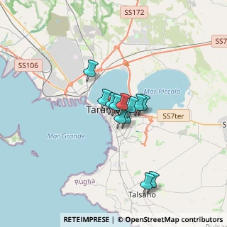 Mappa Via Otranto, 74121 Taranto TA, Italia (2.315)