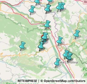 Mappa Via Annunziata, 84037 Sant'Arsenio SA, Italia (8.828)