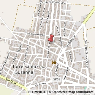 Mappa Via Latiano, 122, 72028 Torre Santa Susanna, Brindisi (Puglia)