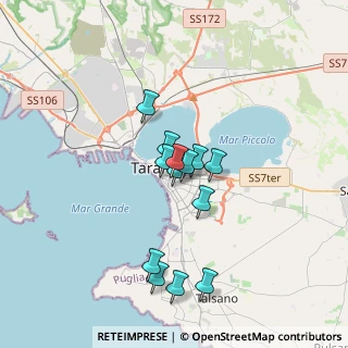 Mappa Via Capotagliata, 74121 Taranto TA, Italia (2.96462)