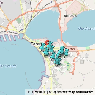 Mappa Via Capotagliata, 74121 Taranto TA, Italia (1.36786)
