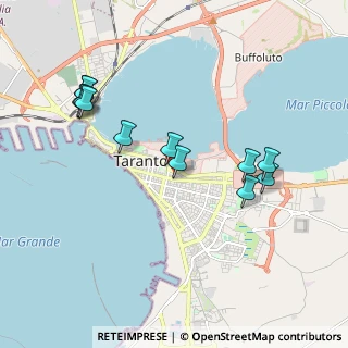 Mappa Via Capotagliata, 74121 Taranto TA, Italia (2.12667)