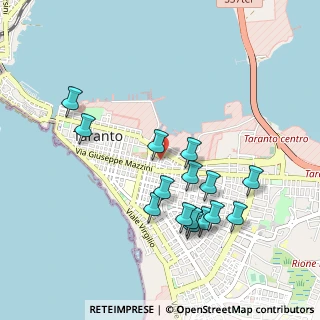 Mappa Via Capotagliata, 74121 Taranto TA, Italia (1.02)