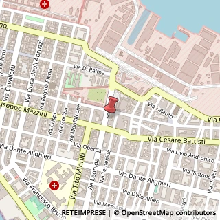 Mappa Via Leonida da Taranto, 7, 74121 Taranto, Taranto (Puglia)