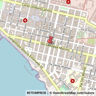 Mappa Via Giuseppe Mazzini, 106, 74123 Taranto, Taranto (Puglia)