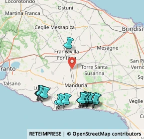 Mappa Contrada Argentone, 72024 Oria BR, Italia (19.3415)