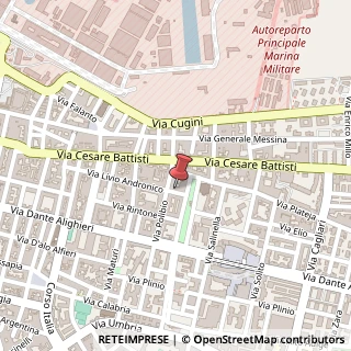 Mappa Via Livio Andronico, 57, 74121 Taranto, Taranto (Puglia)