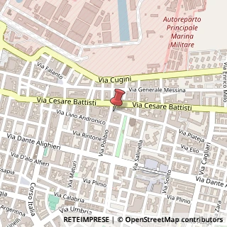 Mappa Via Plateja, 8, 74121 Taranto, Taranto (Puglia)