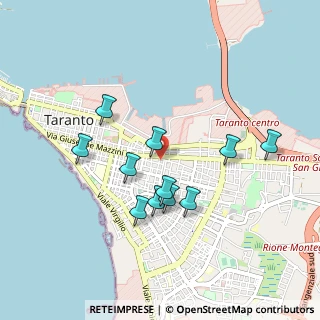 Mappa Via Plateja, 74015 Taranto TA, Italia (0.88636)