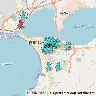 Mappa Via Plateja, 74015 Taranto TA, Italia (1.27286)