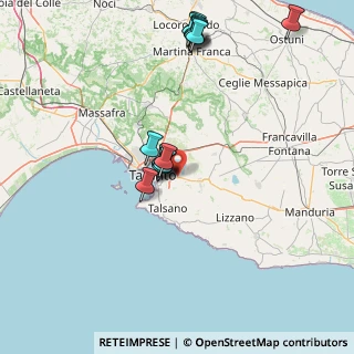 Mappa Via per San Giorgio Jonico Km 10, 74121 Taranto TA, Italia (16.63643)