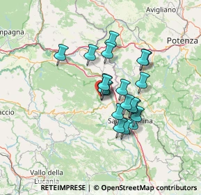 Mappa Via Noce, 84037 Sant'Arsenio SA, Italia (10.7715)