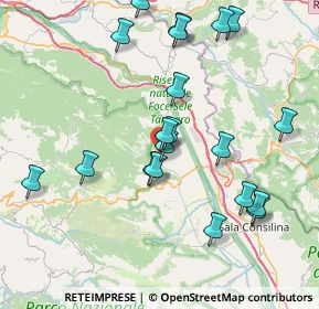Mappa Via Noce, 84037 Sant'Arsenio SA, Italia (8.9415)