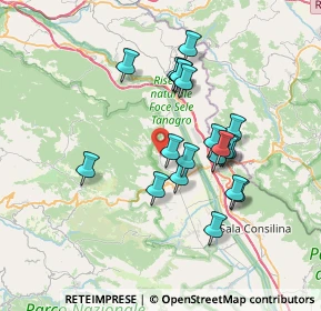 Mappa Via Noce, 84037 Sant'Arsenio SA, Italia (6.728)
