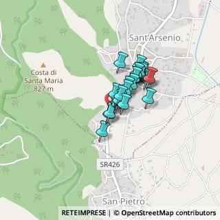 Mappa Via Noce, 84037 Sant'Arsenio SA, Italia (0.26538)
