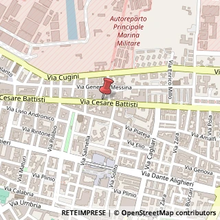 Mappa Via Cesare Battisti, 121, 74121 Taranto, Taranto (Puglia)