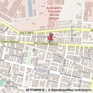 Mappa Via Cesare Battisti, 129, 74121 Taranto, Taranto (Puglia)