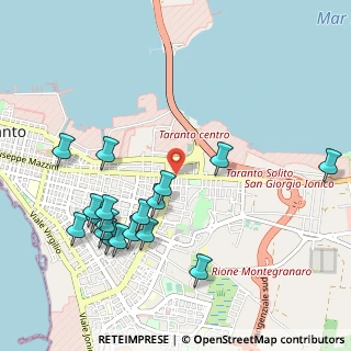 Mappa Via Cesare Battisti, 74100 Taranto TA, Italia (1.22333)